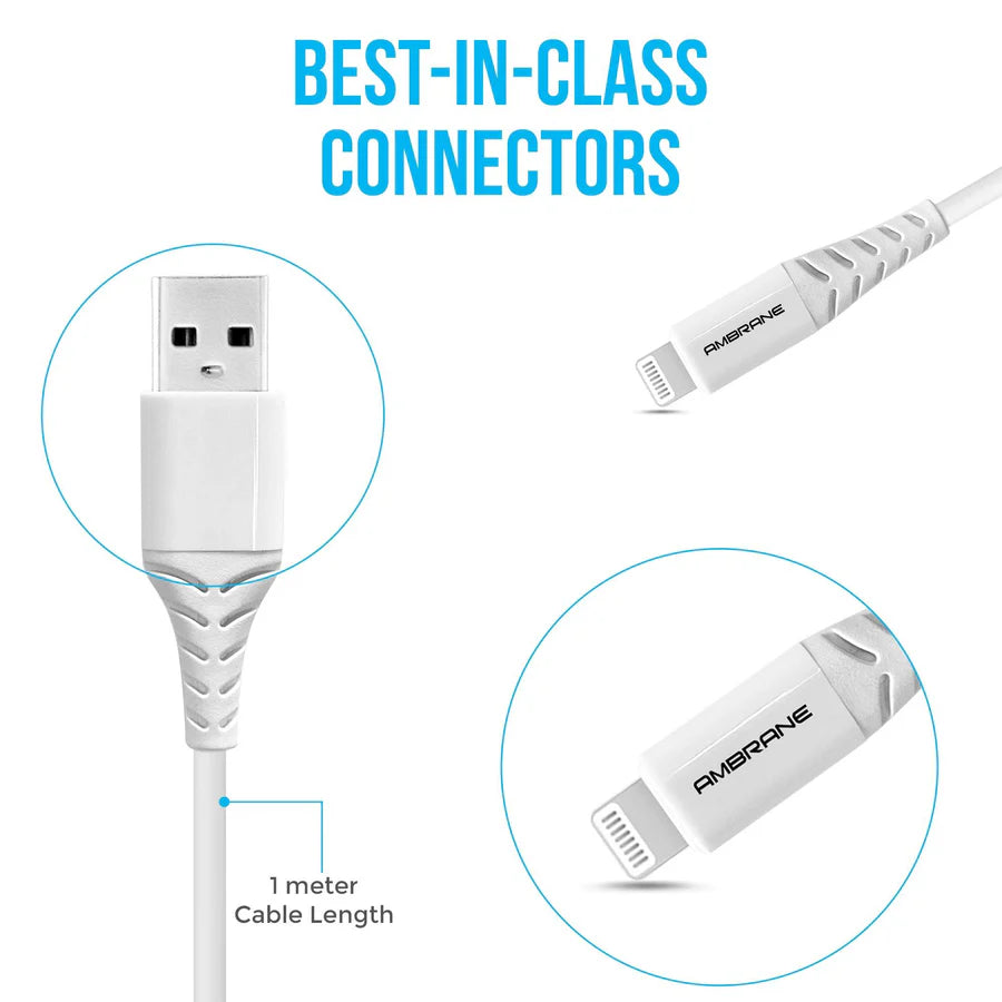 Ambrane ACL-11 lightning cable (iPhone Cable USB to iPhone) - Nazakat Telecom