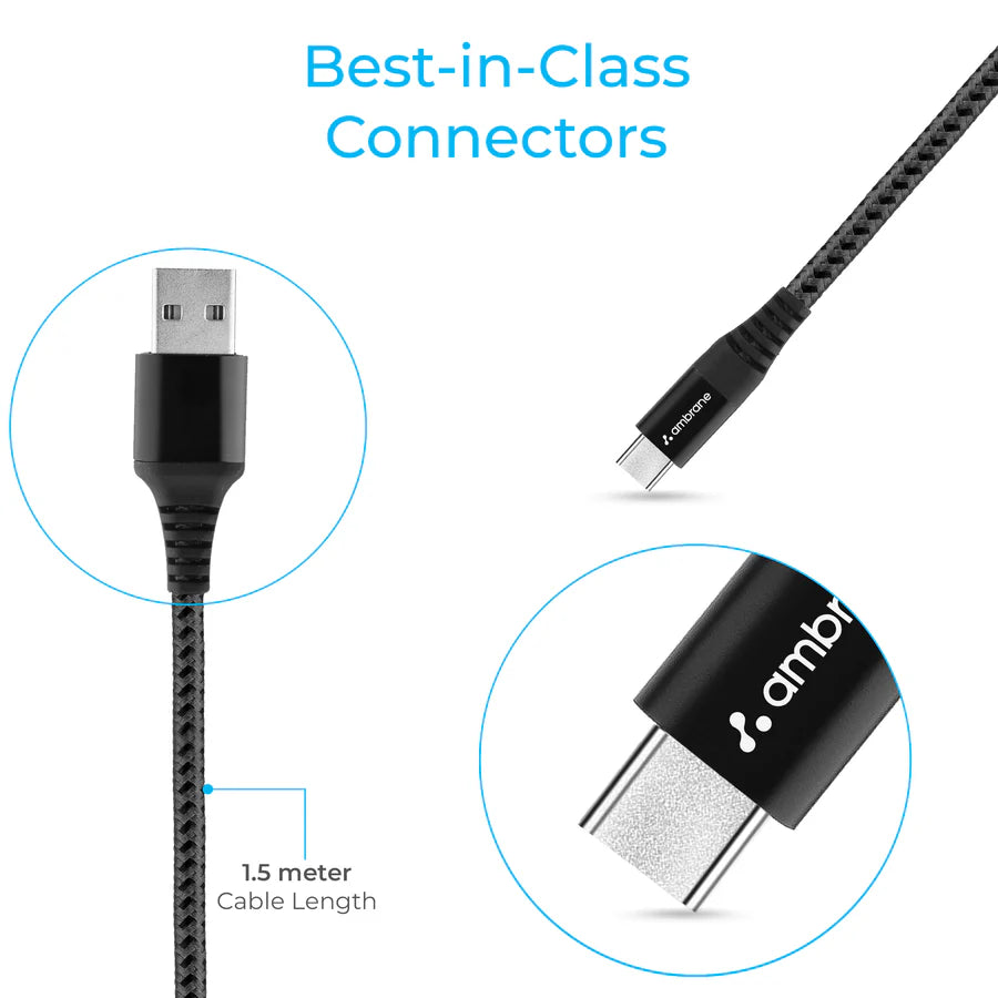 Ambrane Type-C Cable (BCT-15) - Nazakat Telecom