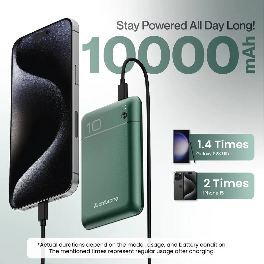 Ambrane Pocket Charge Power Bank - Nazakat Telecom