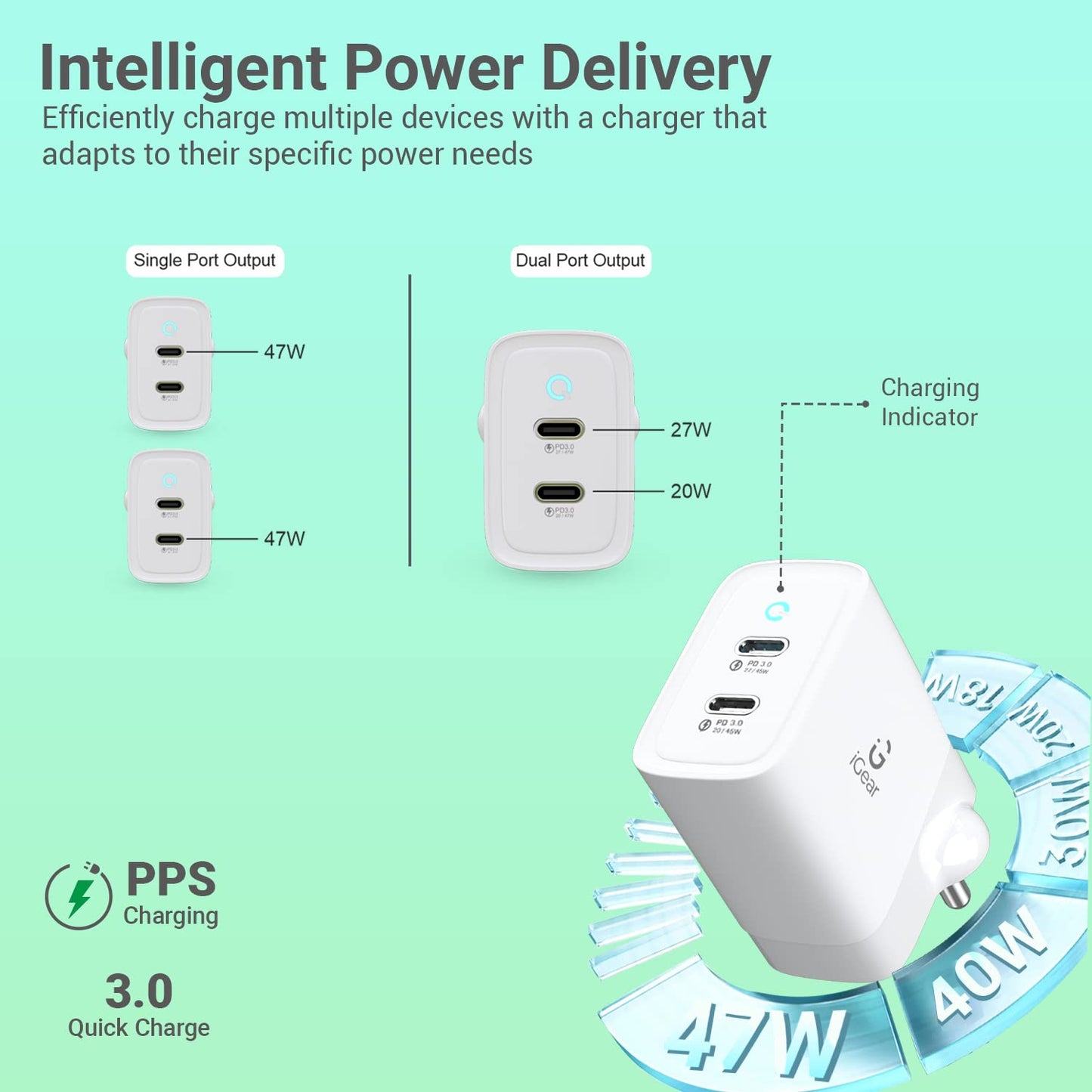 iGear 47W Adaptor - Nazakat Telecom