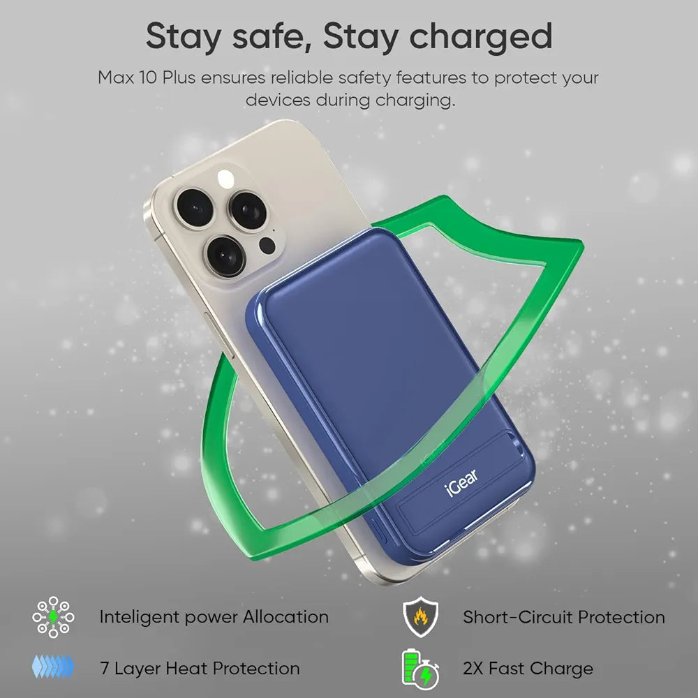 iGear MAX 10 Plus Magsafe Powerbank - Nazakat Telecom