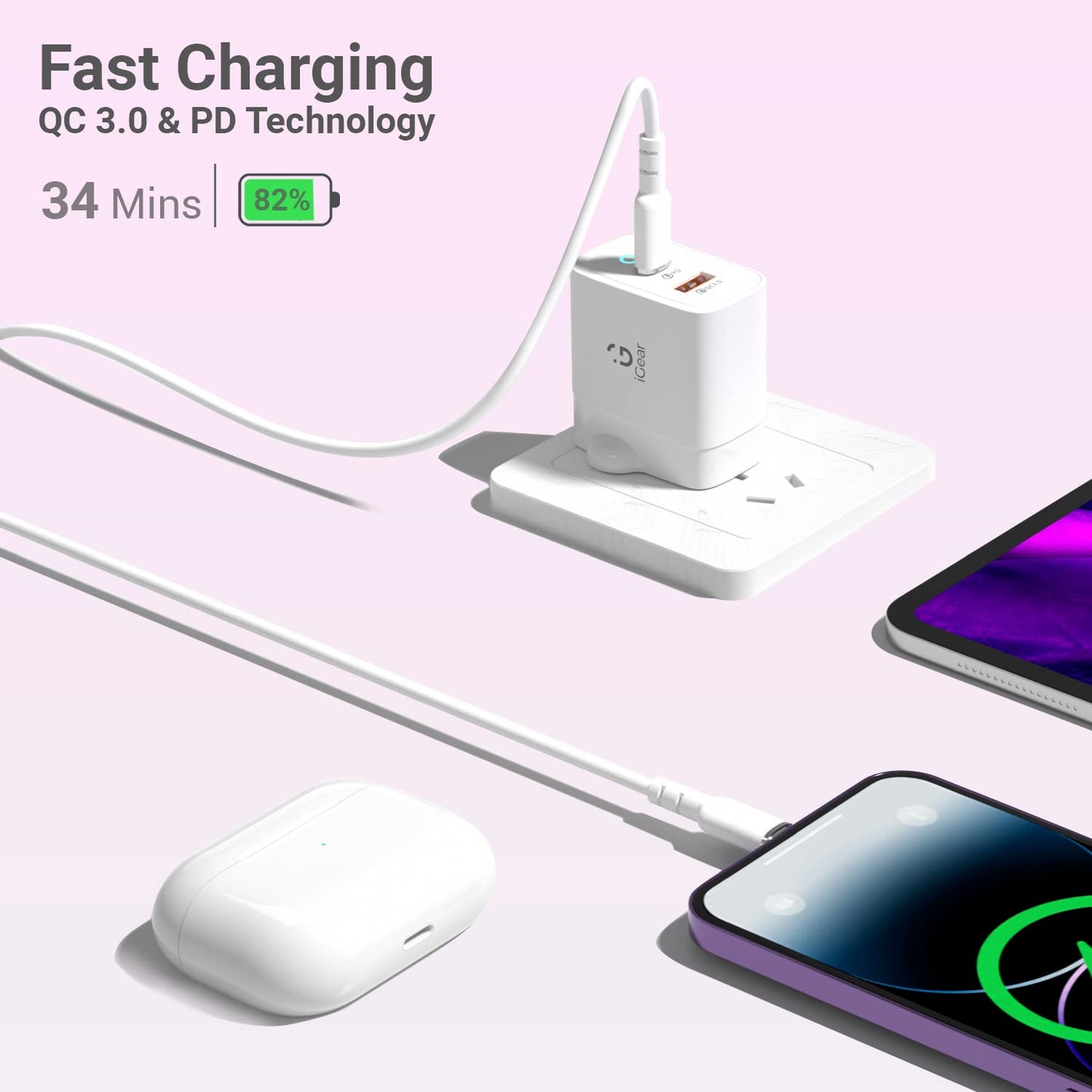 iGear 33W Adaptor - Nazakat Telecom