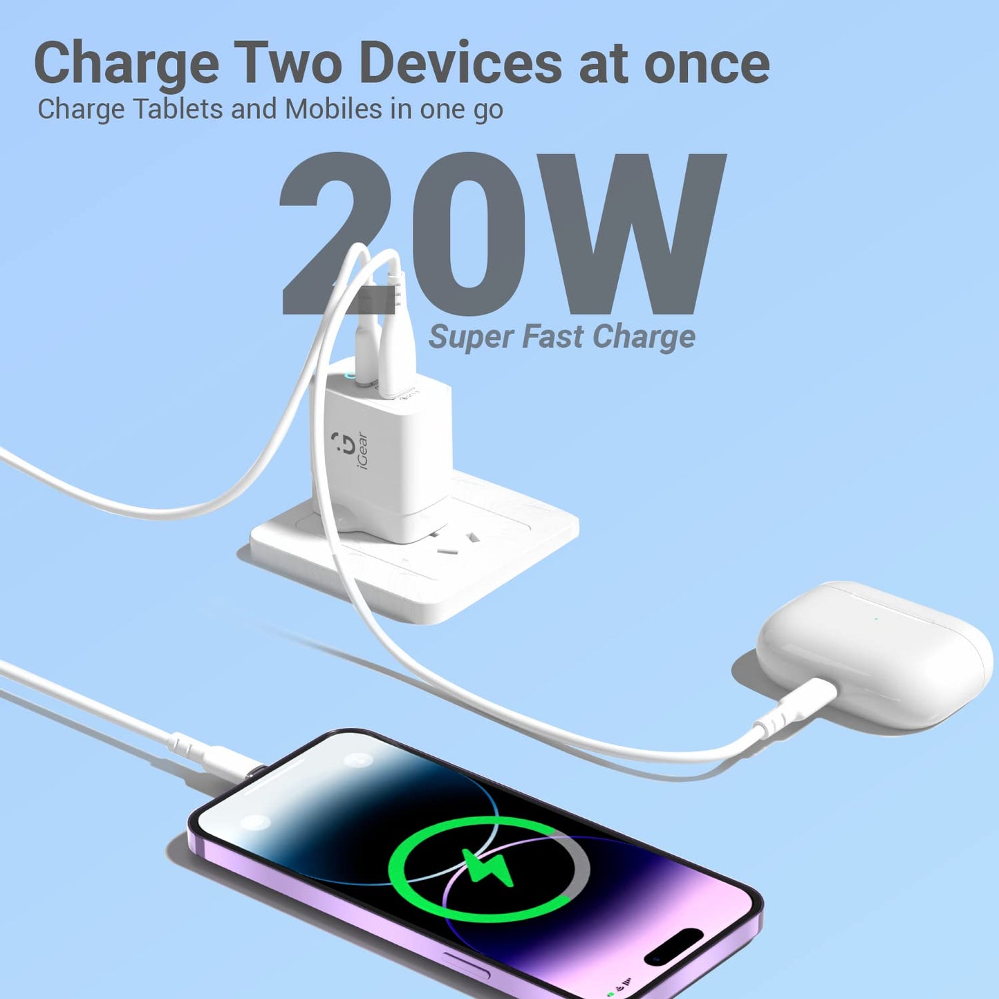iGear 20W Adaptor - Nazakat Telecom