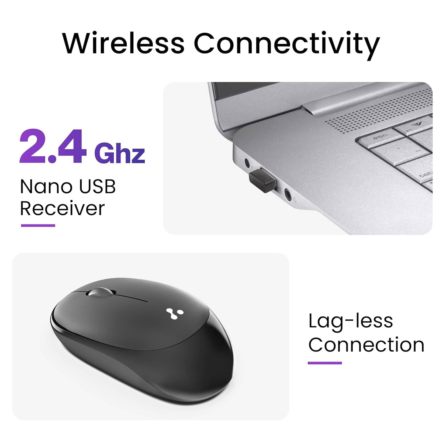 Ambrane Sliq-2 Wireless Mouse - Nazakat Telecom