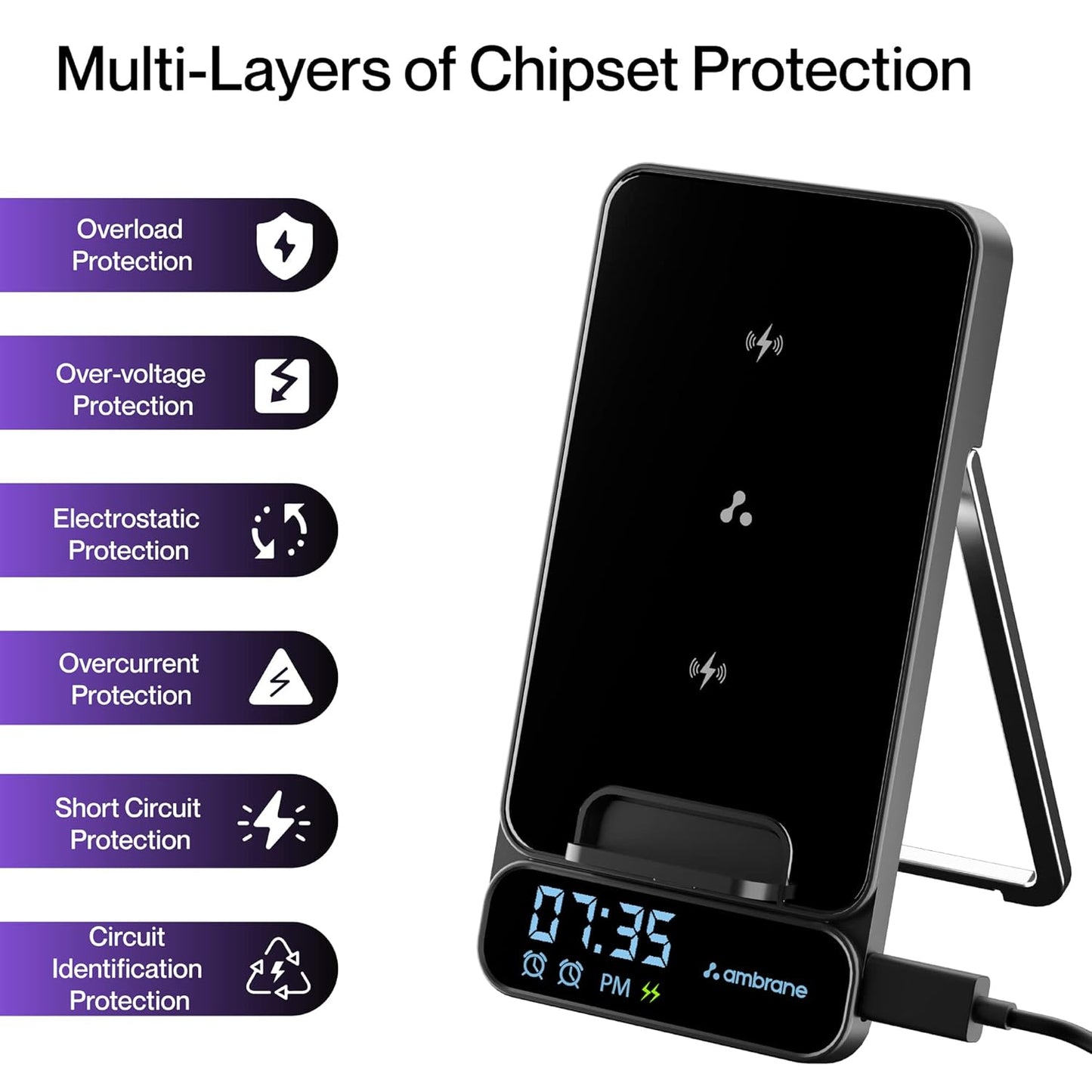 Ambrane PowerPod Pro Charging Pad - Nazakat Telecom