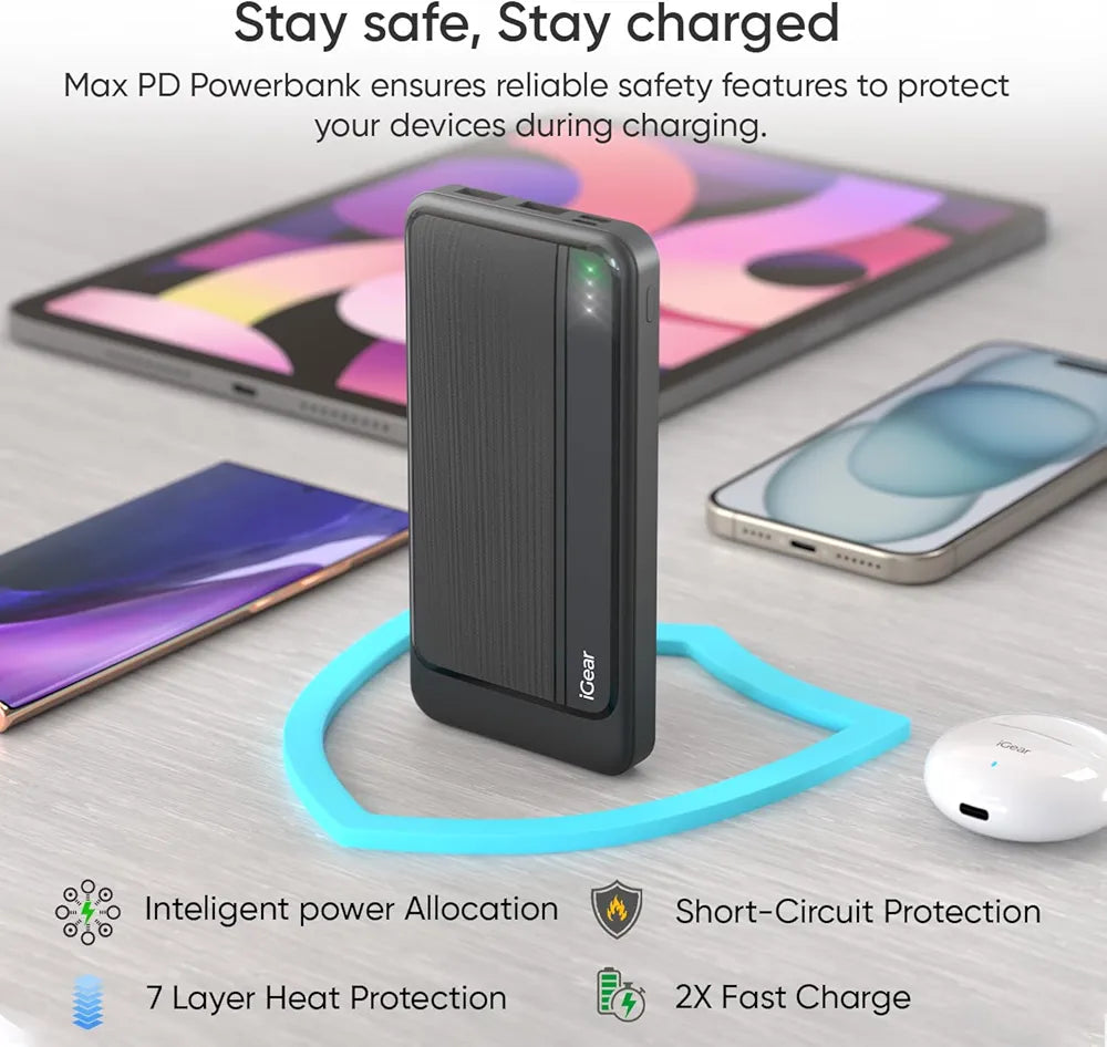 iGear MAX PD Powerbank - Nazakat Telecom