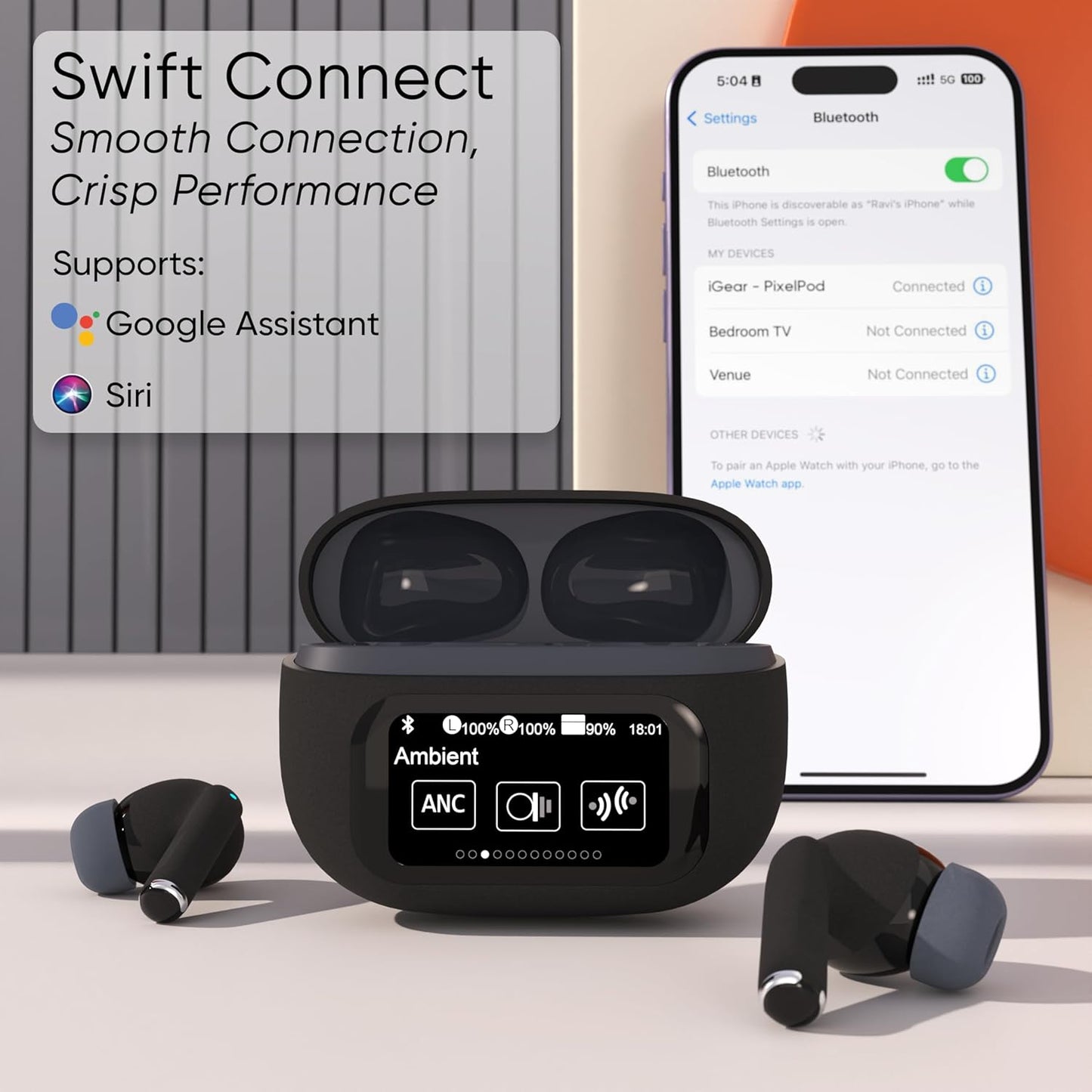 iGear PixelPod Screen TWS