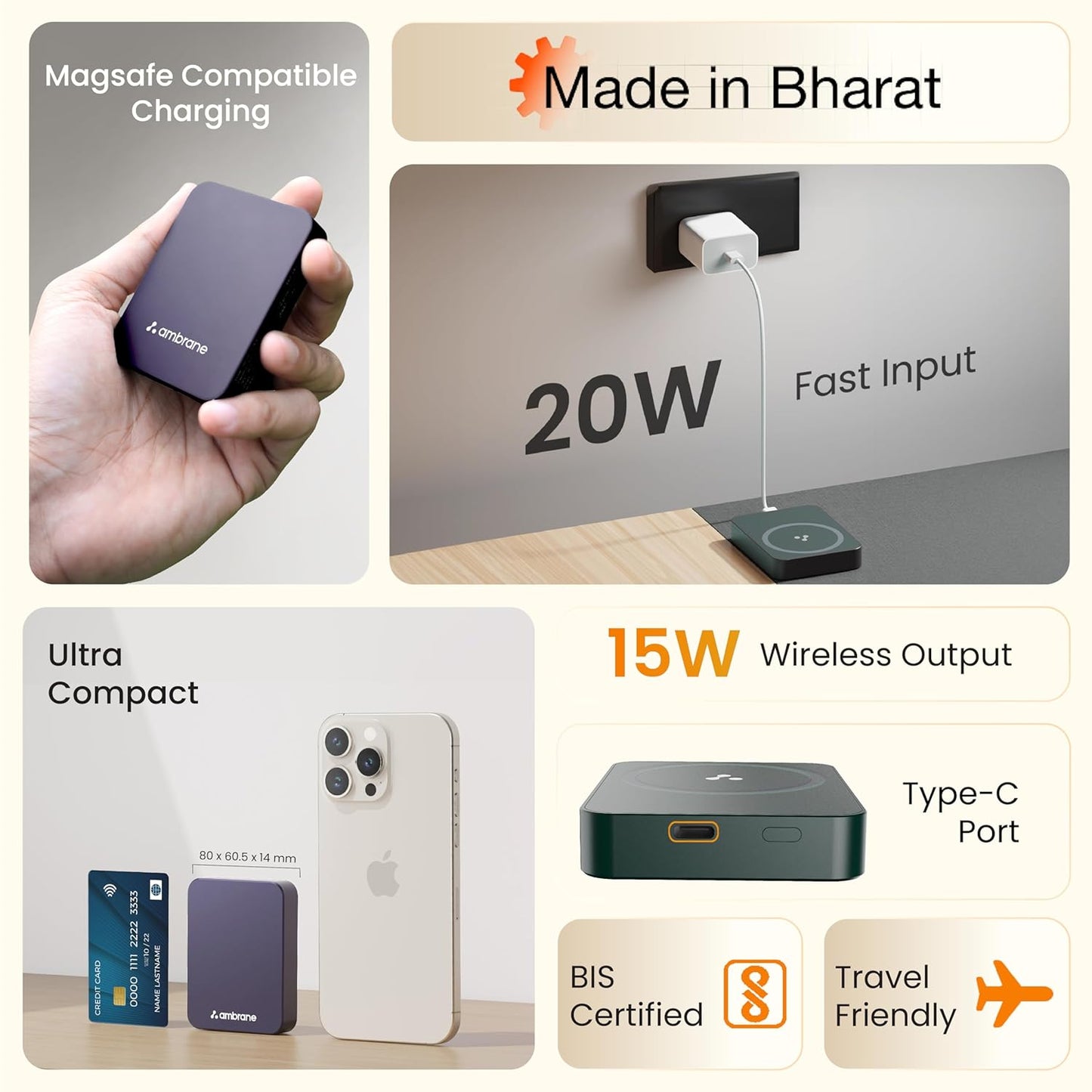 Aerosync PB 5 (Wireless Power Bank)