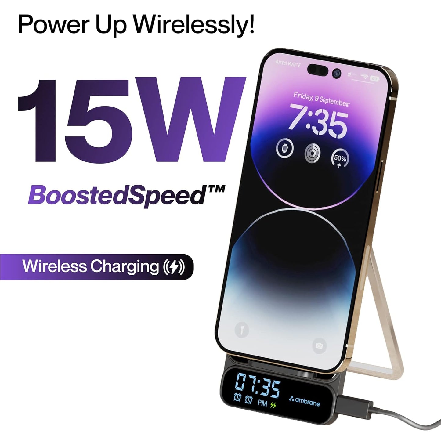 Ambrane PowerPod Pro Charging Pad - Nazakat Telecom