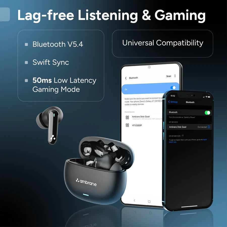 Ambrane Dots Icone True Wireless Earbuds