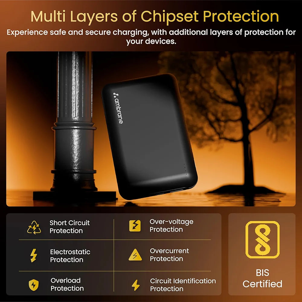 Ambrane PowerLit XL Lite Powerbank - Nazakat Telecom