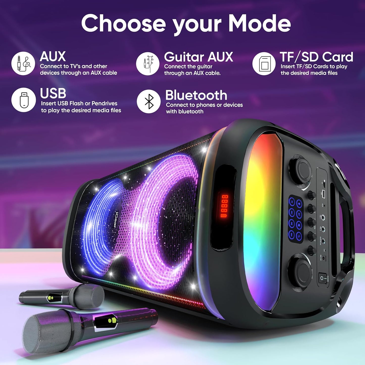 iGear X-Bass 160 Ultimate 160W Portable Bluetooth Party Speaker