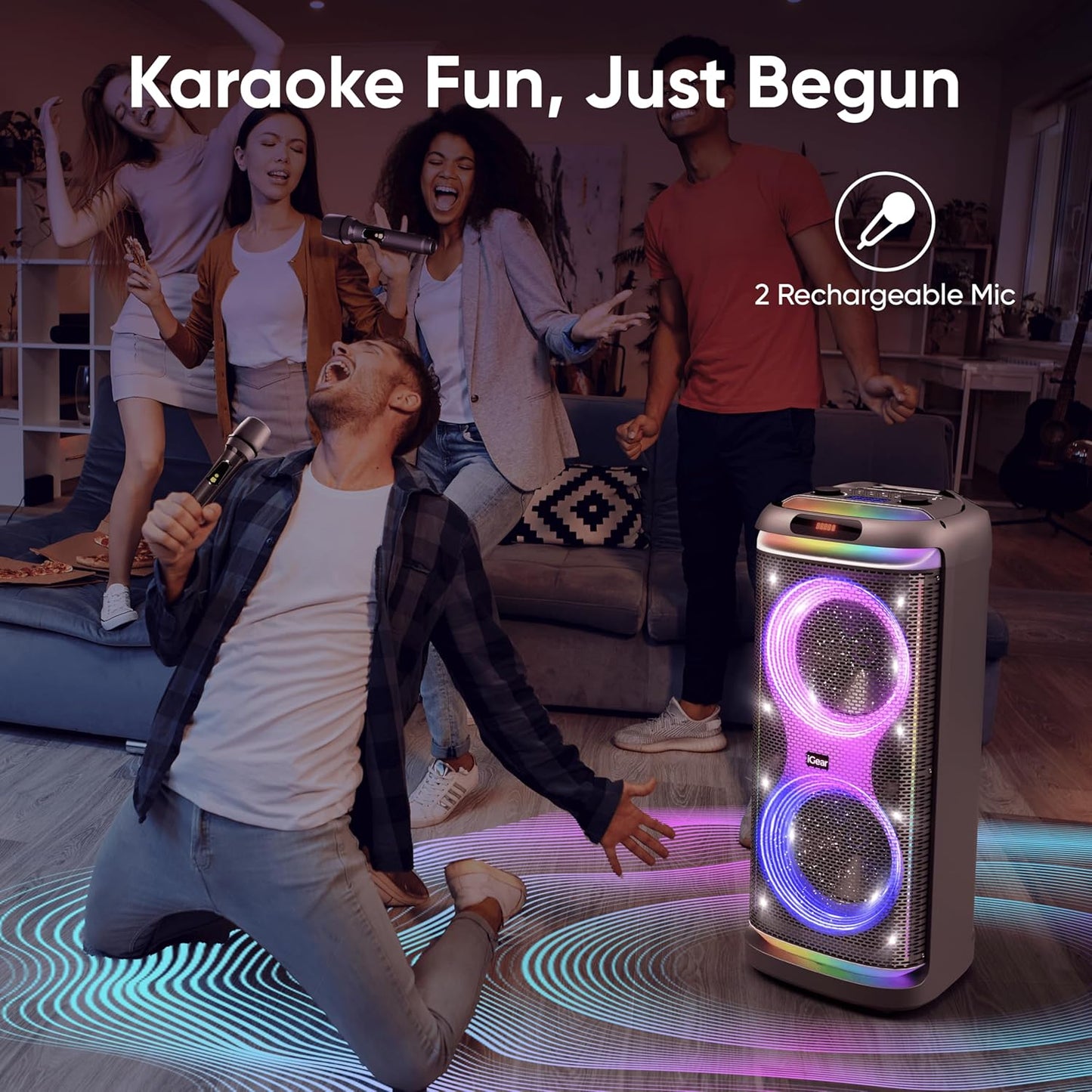 iGear X-Bass 160 Ultimate 160W Portable Bluetooth Party Speaker
