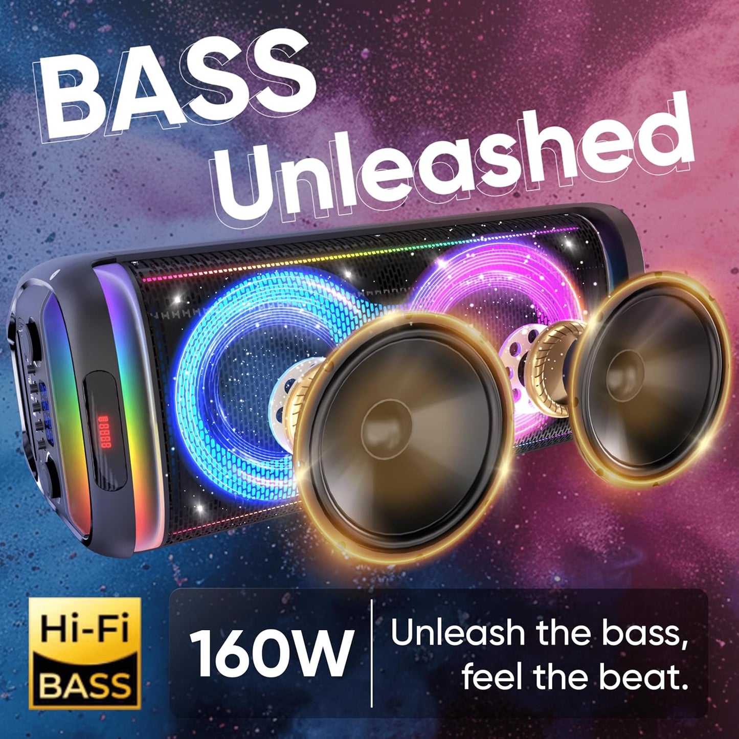 iGear X-Bass 160 Ultimate 160W Portable Bluetooth Party Speaker