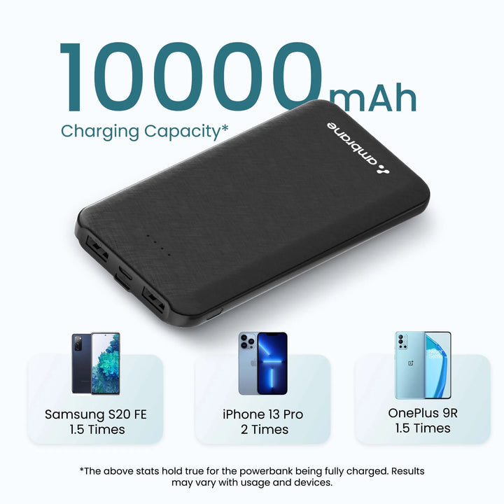 Ambrane Neos 11 10000mAh Powerbank - Nazakat Telecom