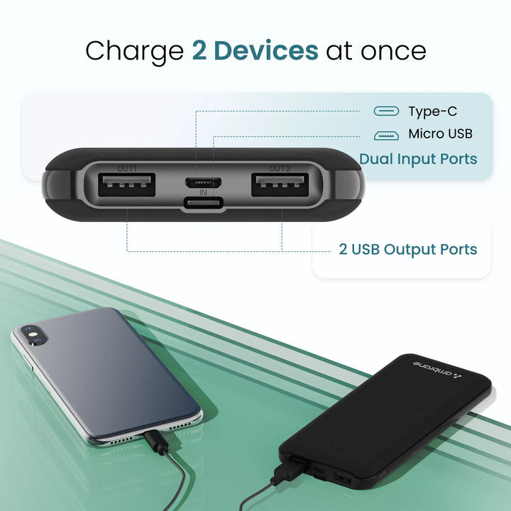 Ambrane Neos 11 10000mAh Powerbank - Nazakat Telecom