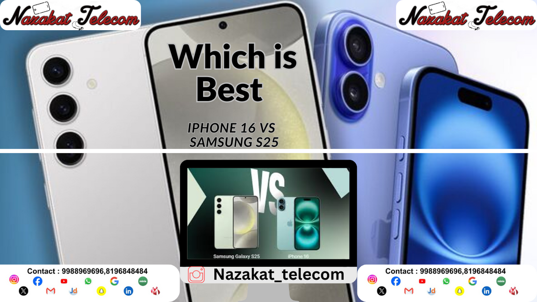Phone 16 vs. Samsung Galaxy S25: The Ultimate Showdown of 2025’s Flagship Smartphones🚀