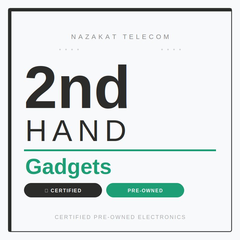 Second Hand Gadgets Collection - Nazakat Telecom