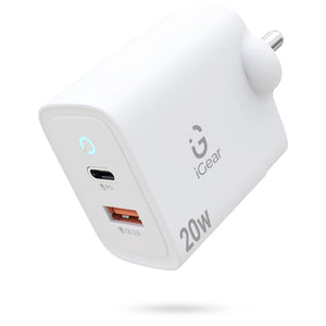 iGear Core 20 Fast Charger Adaptor — 20W Dual Port Charger Pathankot