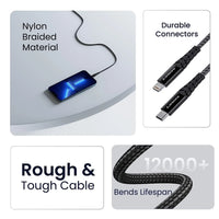 Ambrane Type-C to Lightning Cable (ABTL-125G) - Nazakat Telecom