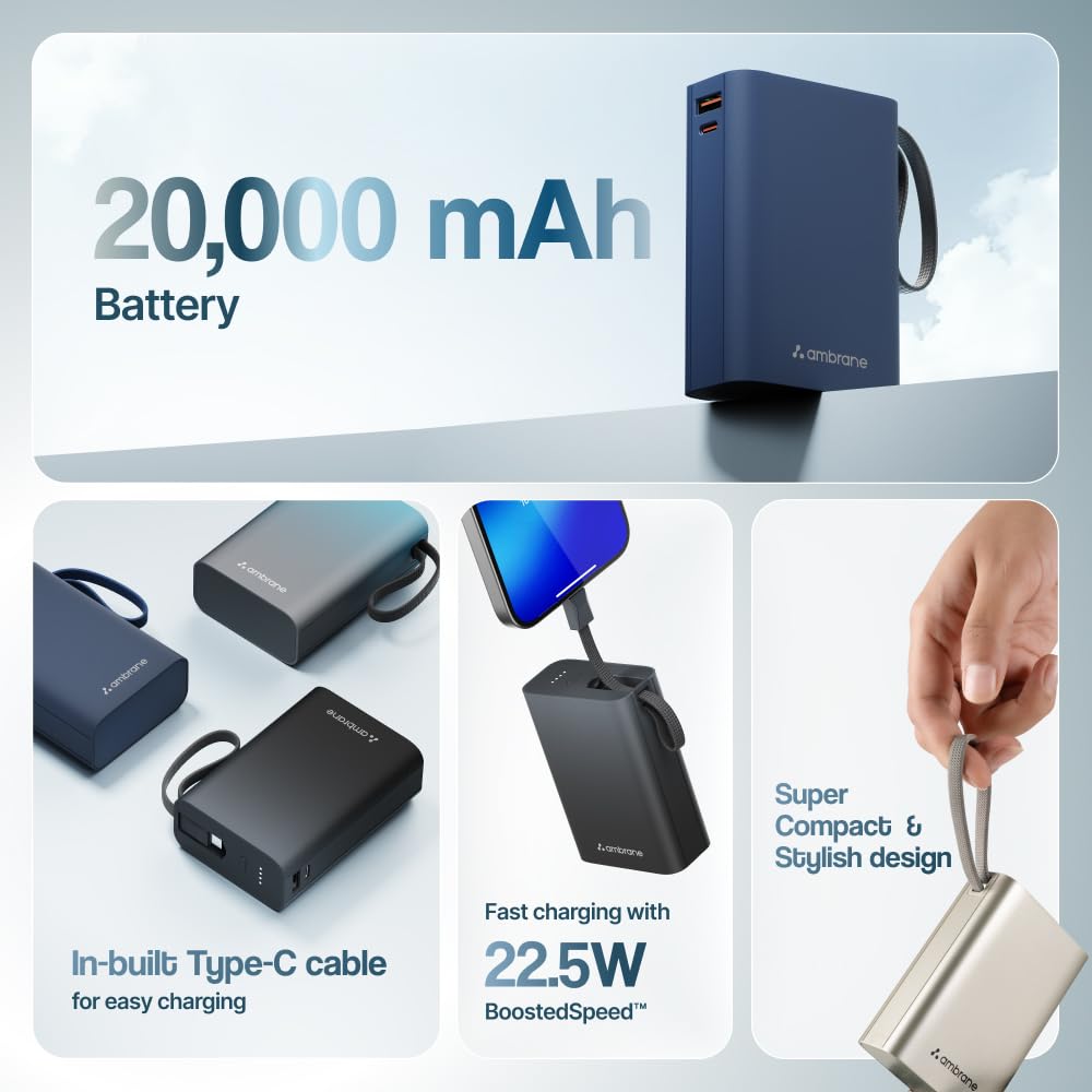 Ambrane 20000mAh (MiniCharge 20)