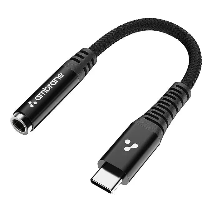 Ambrane Type C to 3.5 mm Audio Jack Connector - Nazakat Telecom