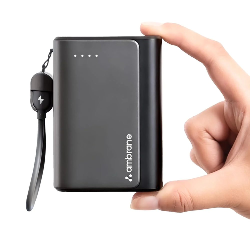 Ambrane 20000mAh 35W Fast Charging(PowerMini 20, Black)