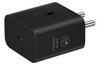 Samsung 25W Super Fast Travel Adaptor (Without Cable) | GaN, Type-C | Black