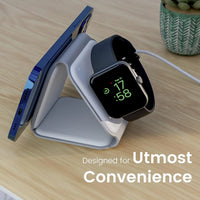 Ambrane 3-in-1 Wireless Charger with 20W Boosted Speed - Nazakat Telecom