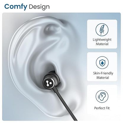 Ambrane Type-C Wired Earphones (Beats T03)