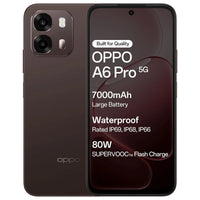 OPPO A6 Pro 5G – 8GB RAM, 256GB Storage | Brown | Dimensity 6300