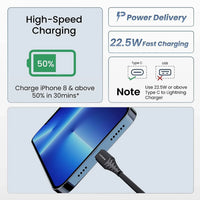 Ambrane Type-C to Lightning Cable (ABTL-125G) - Nazakat Telecom