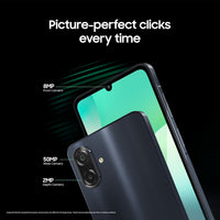 Samsung Galaxy M07 4G – 4GB RAM, 128GB Storage | Black | Helio G99