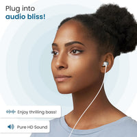 Ambrane Type-C Wired Earphones (Beats T03)