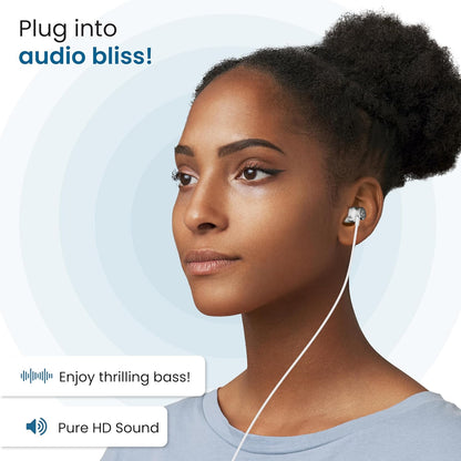 Ambrane Type-C Wired Earphones (Beats T03)