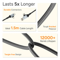 Ambrane 4 in 1 Fast Charging Cable (AC4CL-15) - Nazakat Telecom