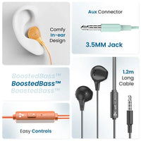 Ambrane WiredEarphones (EP-83) - Nazakat Telecom
