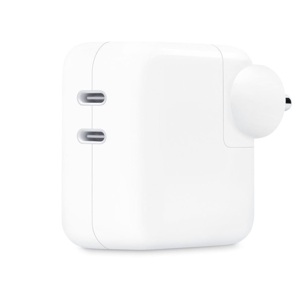 Apple 35W Dual USB-C Port Power Adapter | Charge Two Devices Simultaneously