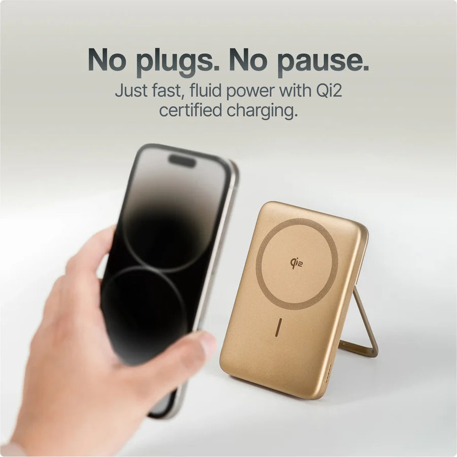AerosynQ MagSurge 10000mAh Qi2 Certified Magsafe Wireless Fast Charging Power Bank for iPhone