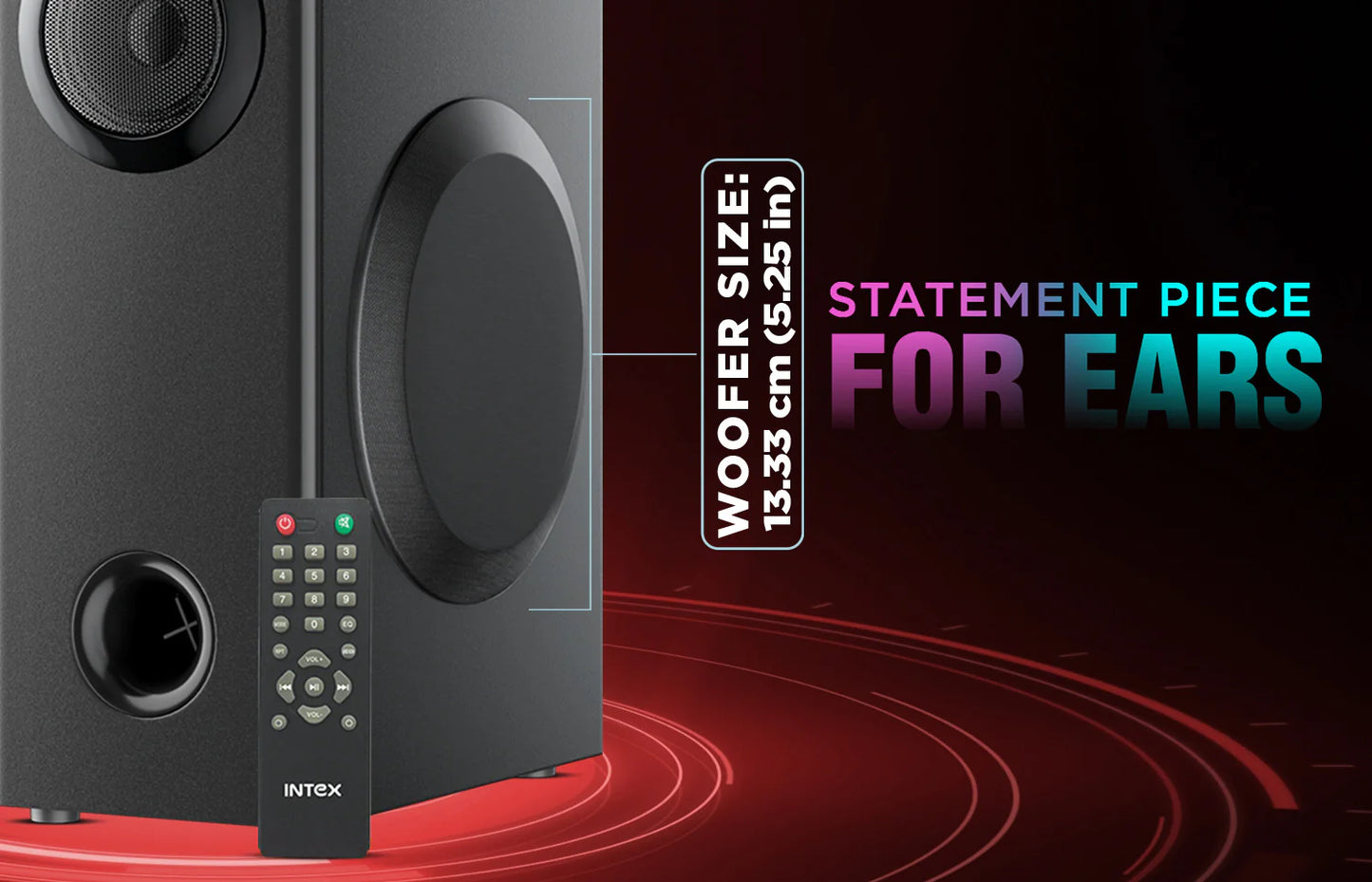 Intex Thunder 700 (S) - 70W Tower Speaker