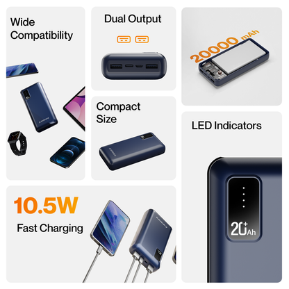 Ambrane Capsule 20 Powerbank